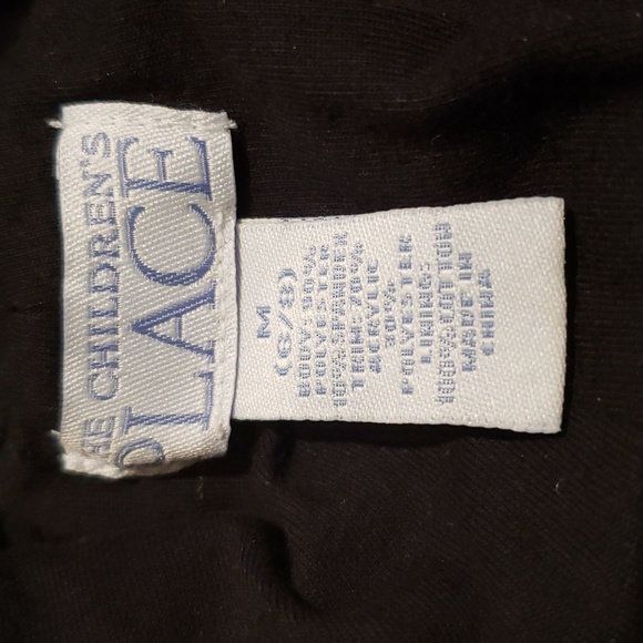 Children's Place Leopard Faux Fur Trim Girls velour hat lined BLACK Warm Soft - Picture 4 of 10